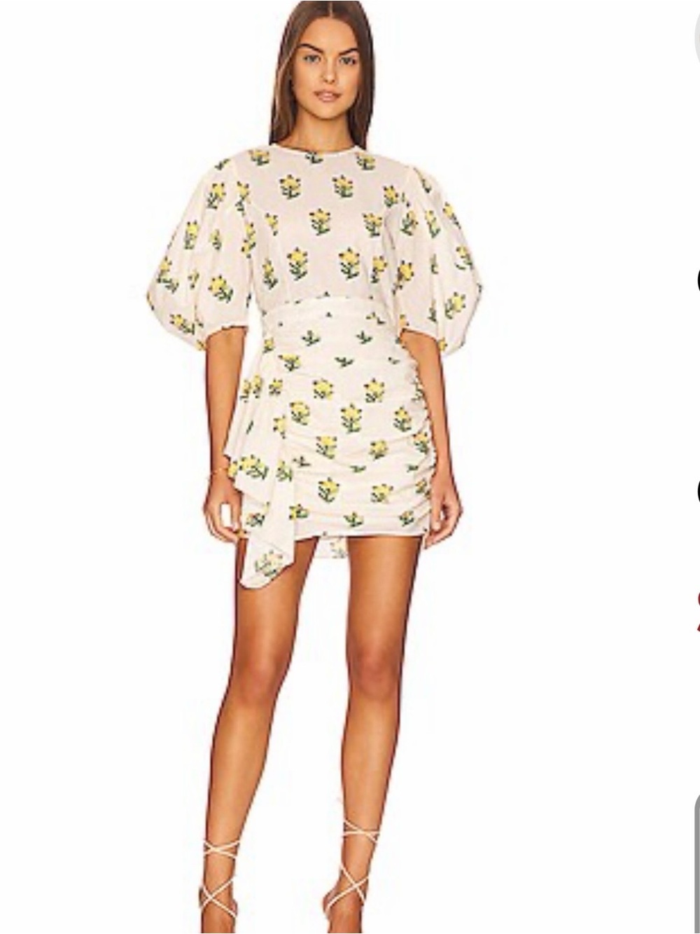 RHODE Pia Dress Mini In Marigold Size 2